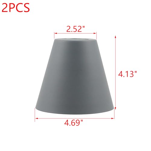 2PCS Grey Barrel Metal Lampshade (2 Count)