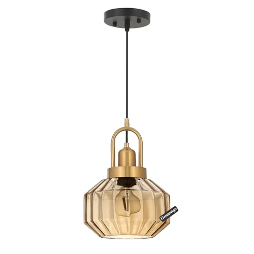 9in Mid Century Modern Pendant Light