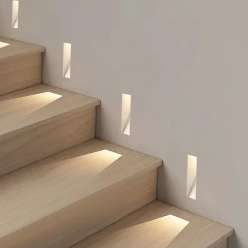 4 Pack Trimless Recessed Step Lights 2W 3000K Stair Light (4 Count)