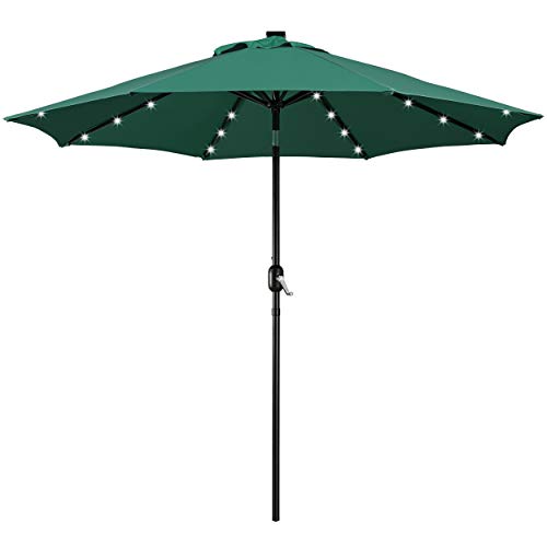 9FT Solar Patio Umbrella w