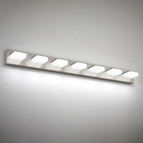 7 Light Bathroom Vanity Light Fixture Over Mirror