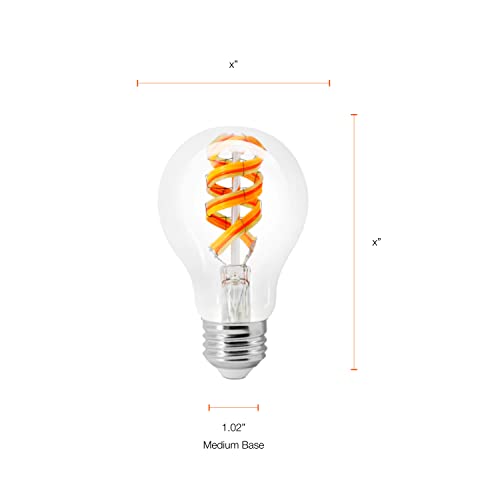 Sylvania WiFi LED Smart A19 RGBW Color and Amber Finish Filament Light Bulb