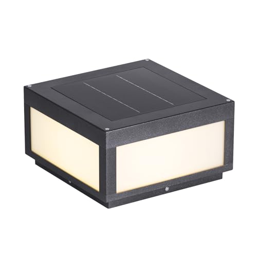 3000K Solar Pillar Lights 12X12