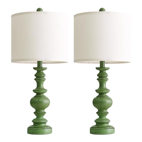 24" Farmhouse Table Lamps Set of 2
