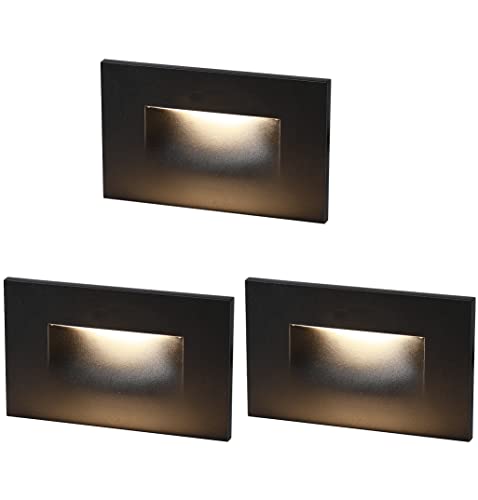 120V Dimmable LED Indoor Outdoor Step Light (3 Count)