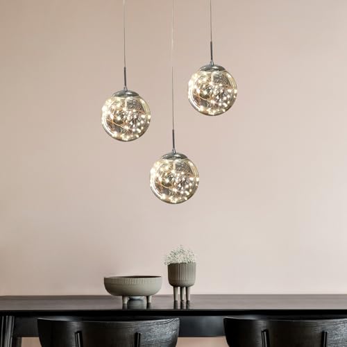 Pendant Lights Modern Crystal Chandeliers Hanging Light Fixture for Kitchen Island Sphere Pendant Light
