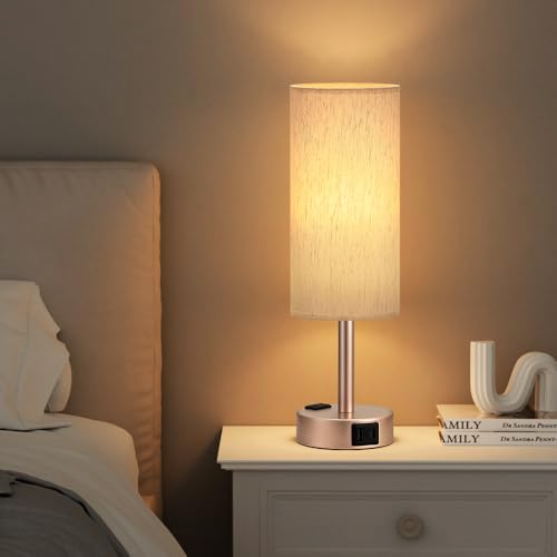 Antique White Bedside Table Lamp