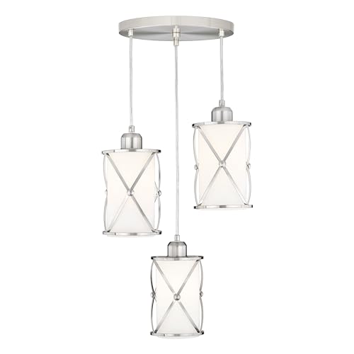 Brushed Nickel Dining Room Chandelier Light Fixture