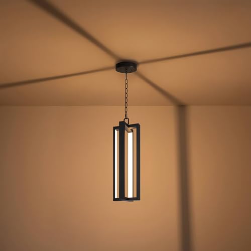 20.2 Inch Aluminum LED Modern Outdoor Pendant Light 2700K 2400LM