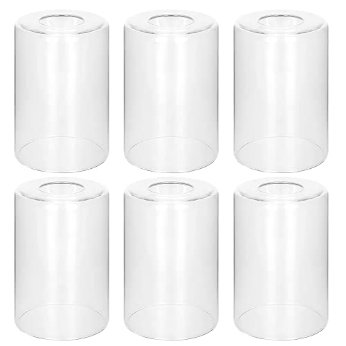 6 Pack Clear Glass Shades Replacement (6 Count)