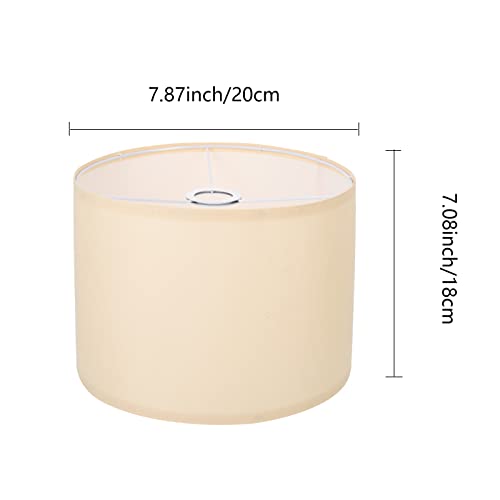 Cloth Lamp Shade Round lamp Small Drum Lamp Shades Fabric Lampshades Barrel Lamp Shades for Table Lamps Floor Lamps