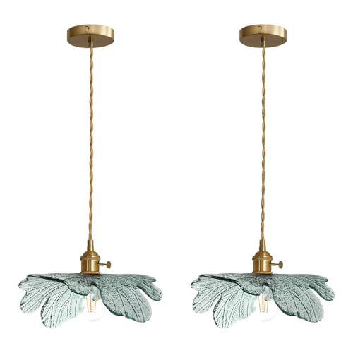Gold Pendant Light Set of 2 (2 Count)