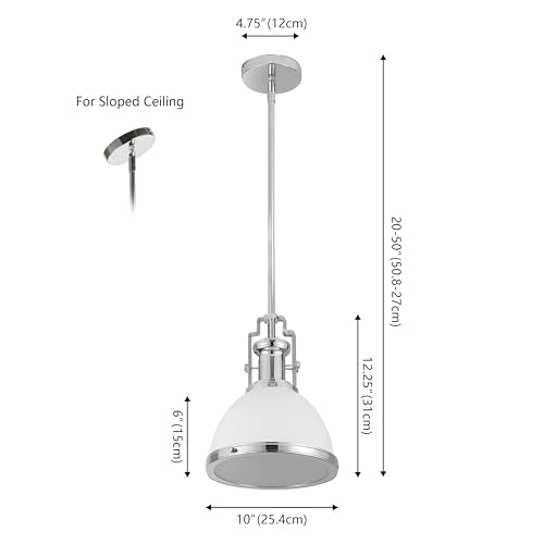 Homer Industrial Dome Pendant 10"
