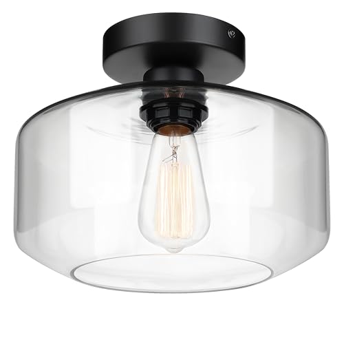 Industrial Semi Flush Mount Ceiling Light Extra Large