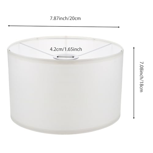 Cloth Lamp Shade Drum Lampshade Round lamp Shade Small Lamp Shades Fabric Lampshade for Table Lamp and Floor Light