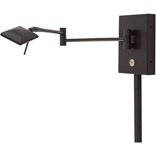 P4328 647 George's Reading Room LED Swing Arm Wall Lamp