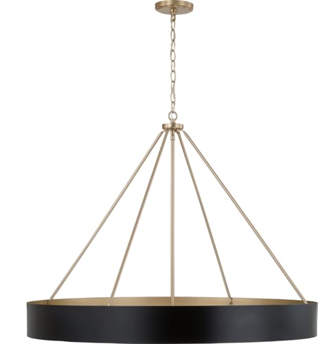 Capital Lighting 453061RK Weller Modern Metal Cylindrical Chandelier