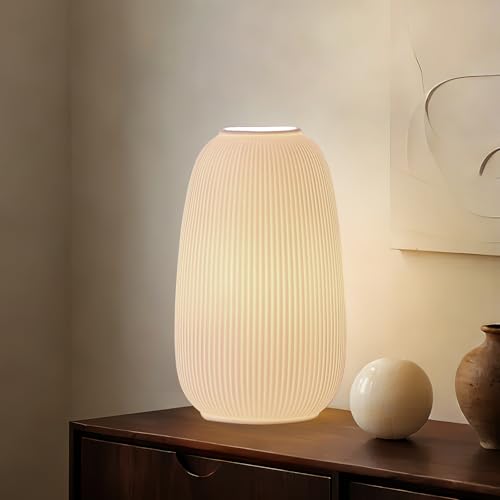 9.5" Decorative Ceramic Table Lamp Living Room