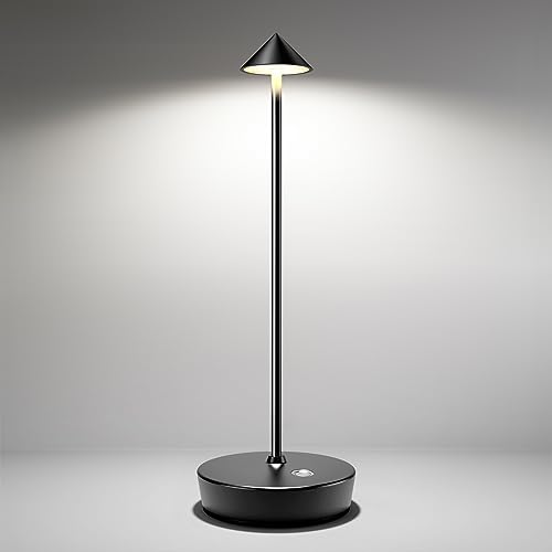 Cordless Table Lights Rechargeable 6000mAh Battery Outdoor LED Desk Lamp