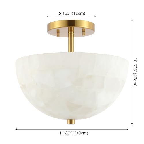 Celine 2 Light Semi Flush Mount 11.88"