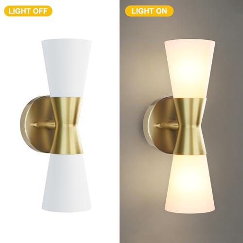Wall Sconces Set of 2 for Bathroom (2 Count)