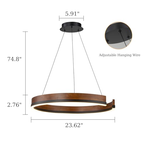 Modern Wood Chandelier