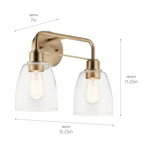 Meller 2 Light Bathroom Vanity Light