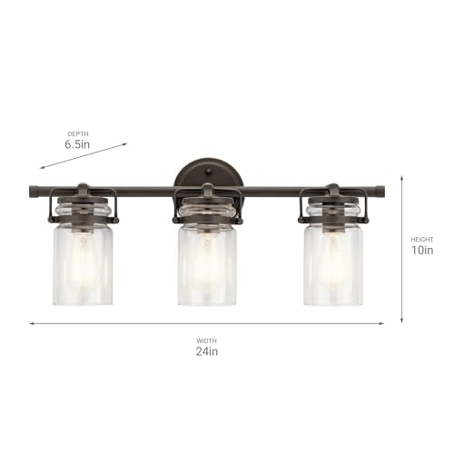 Brinley 3 Light Farmhouse Vanity Light