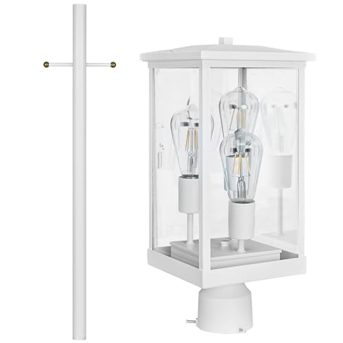Mayfield Outdoor Post Light and Lamp Post (2 Count)