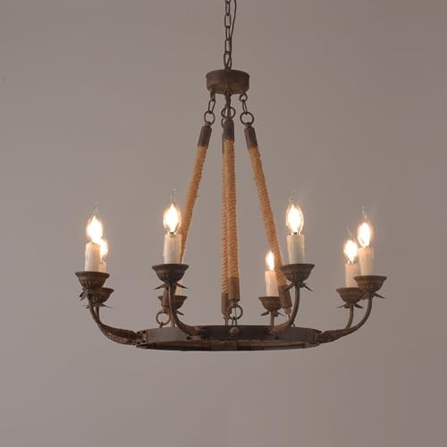 Rustic Candle Chandelier
