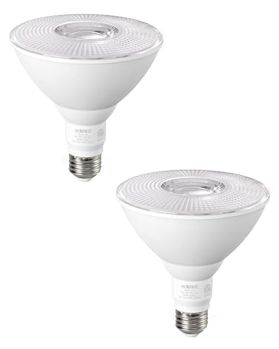 PAR38 LED Flood Light Bulbs Outdoor Dimmable 3000K 1800LM 2 Pack (2 Count)