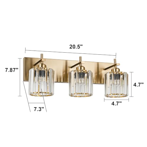 Modern Crystal Bathroom Vanity Lights