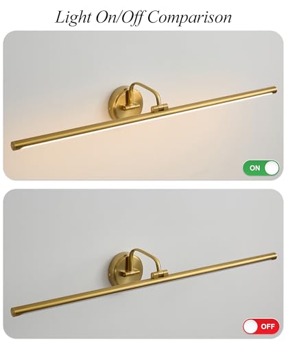 Hardwired Picture Light for Wall (Gold / 39 inches)