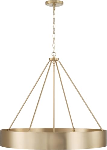 Capital Lighting 453041MA Weller Modern Metal Cylindrical Chandelier