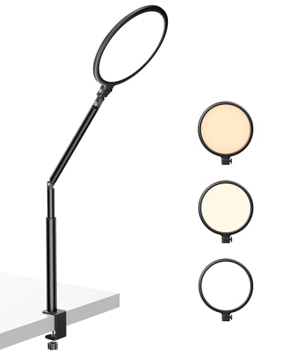10.2" Desk Ring Light with Stand