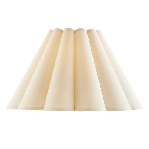 34087 Box Pleated Large Empire Spider Construction Lamp Shade