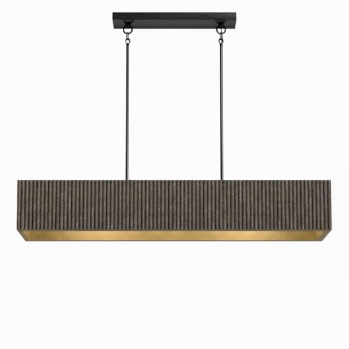 White Washed Wood Chandelier