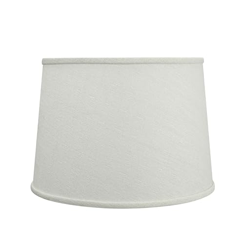 32320 Transitional Hardback Empire Shaped Spider Construction Lamp Shade in Off White