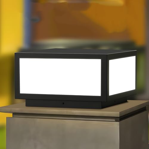Outdoor Solar Post Lights 16X16 in