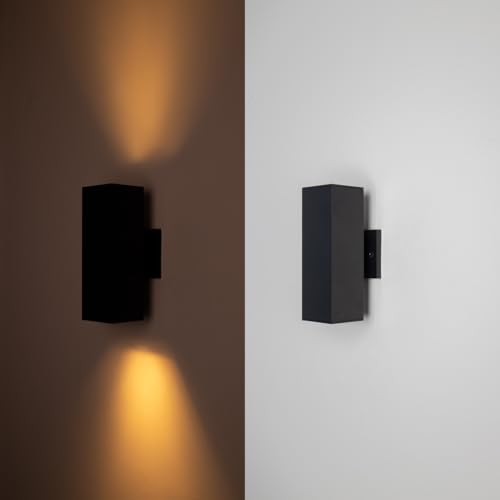 12" Modern Outdoor Porch Light in 2 Lights