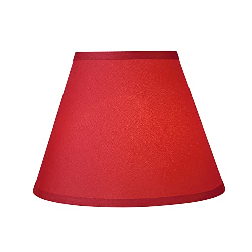 58904A Transitional Hardback Empire Shape UNO Construction Lamp Shade in Red