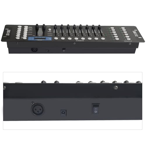 DMX Controller for dj Lights Dmx512 Light Controllers 192 Channel DMX Board with Cables 2m