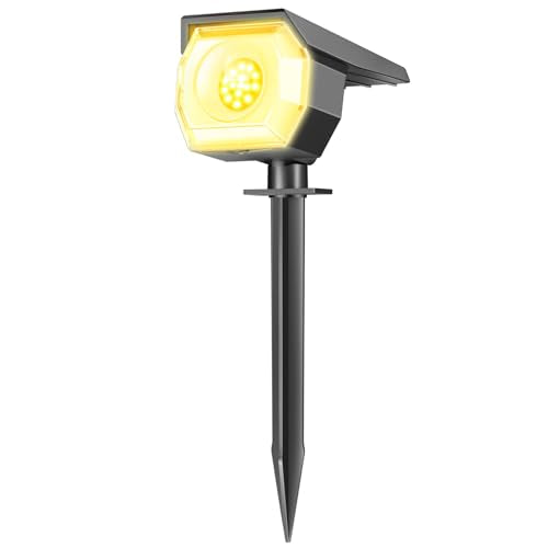 1 Pack Solar Spot Lights Outdoor Waterproof