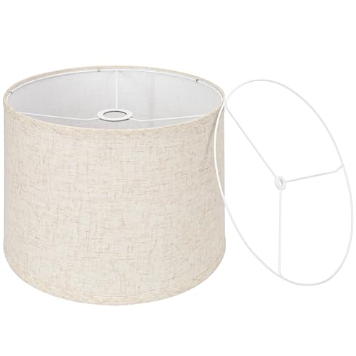 Beige Drum Lamp Shade