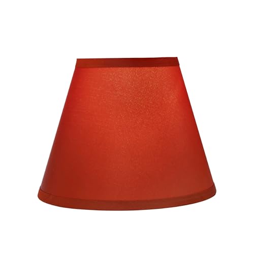 32418A Transitional Hardback Empire Shape Spider Construction Lamp Shade in Redwood
