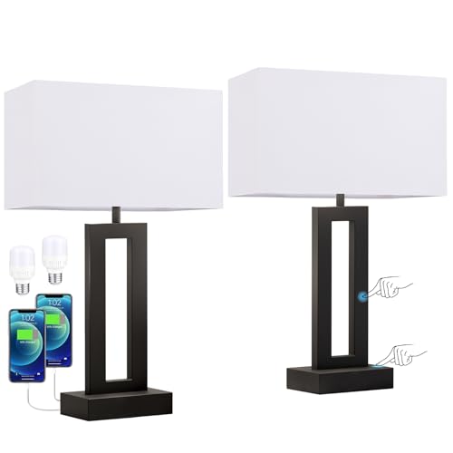 Nightstand Table Lamps for Bedrooms Set of 2 (2 Count)