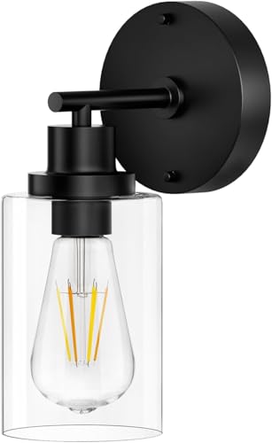 Black Wall Sconce Light