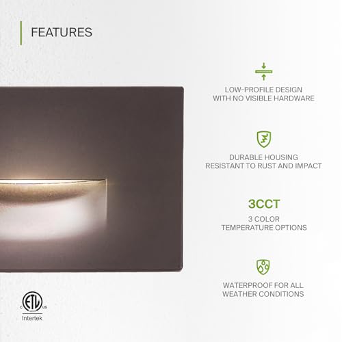 LED Recessed Step Light Fixture