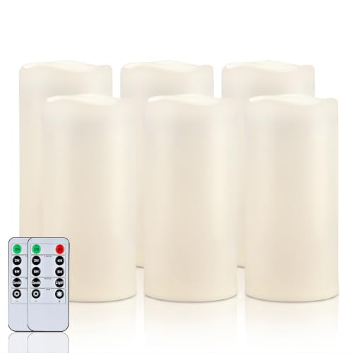4x8 Waterproof Flameless Candles