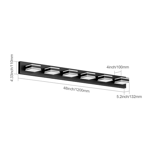 48inch Modern LED Vanity Light for Bathroom 6